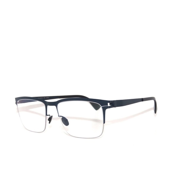 Mykita Wilko C 091 56 Silver Navy Blue Eyeglasses - Picture 1 of 5